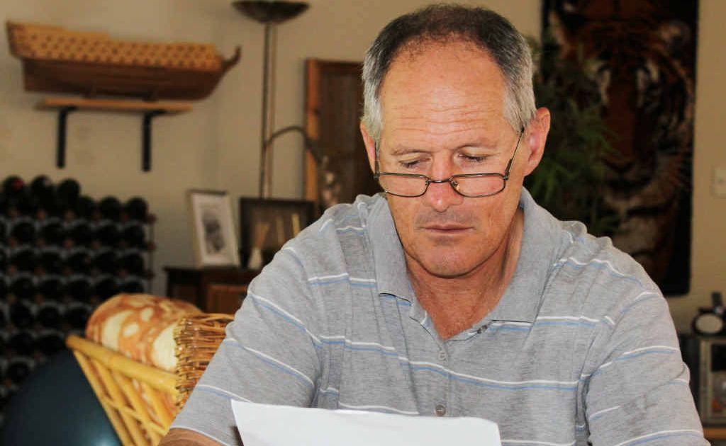 Greg Smith in his Waldby Court home. Greg Smith in his Waldby Court home.